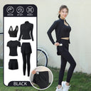 Yoga Clothing Suit for Women 2025 New Flesh-Covering Running Suit for Women Morning Running Sports Fitness Quick-Drying Clothing Wholesale