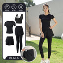 Yoga Clothing Suit for Women 2025 New Flesh-Covering Running Suit for Women Morning Running Sports Fitness Quick-Drying Clothing Wholesale