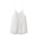 Women's Explosions Shaggy Pleated Hem Sexy Backless V-neck Sleeveless Sling dress