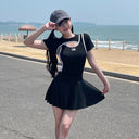 Women's Swimsuit 2026 New Popular Style One-Piece Conservative Slimming Cover-Up Swimsuit for Swimming Pool and Hot Spring Use for Students