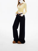 American-style Tannin Low-waist Wide-leg Jeans Women's 2025 Distinctive Slimming All-match Retro Loose Straight Pants