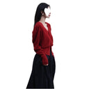 2024 new autumn clothes with a set of women's new small high-end wear red two-piece suit skirt trend