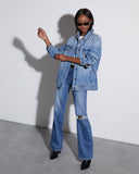 European and American Cross-Border 2025 Export New Loose Denim Jacket Women's Street Fashion Washed Casual Work Jacket