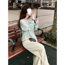 Early autumn with a set of high-end unique beautiful suit 2024 new women's Korean style chic atmosphere wear